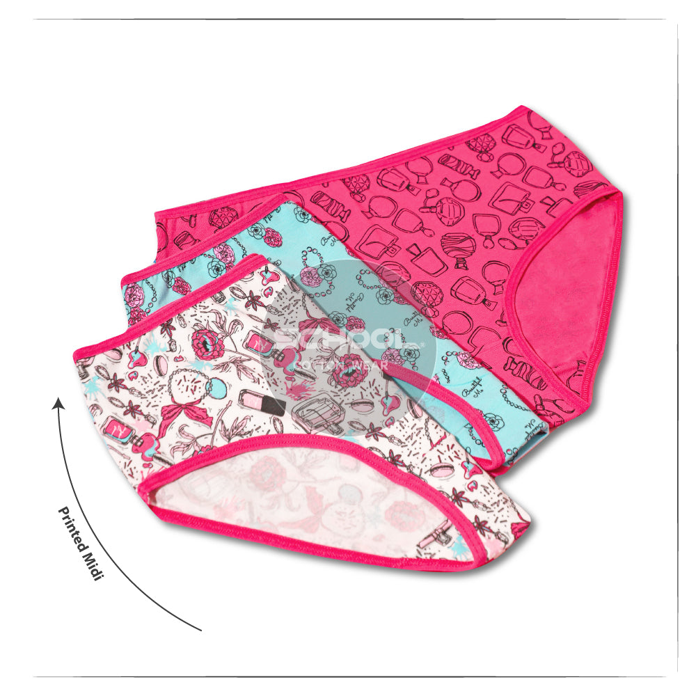 Printed Midi - Pack of 3 - Group 123