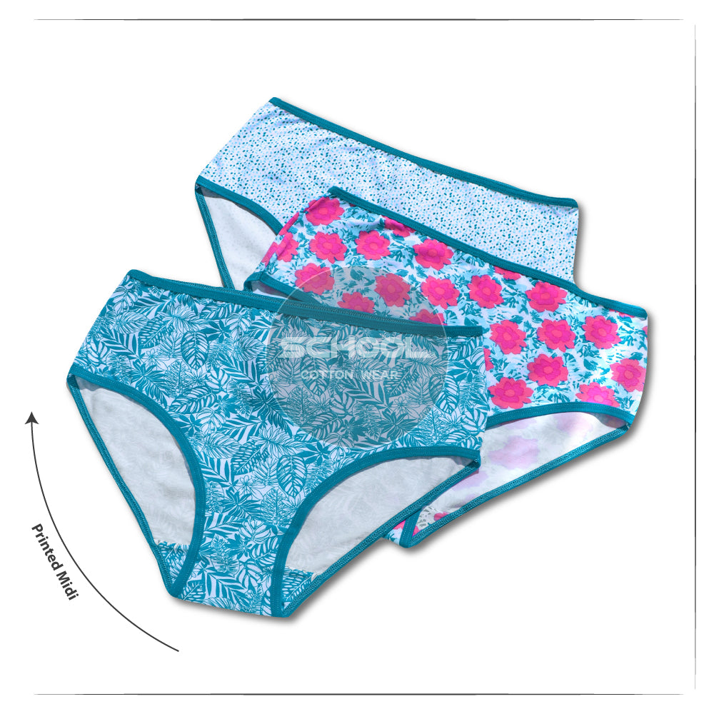 Printed Midi - Pack of 3 - Group 122
