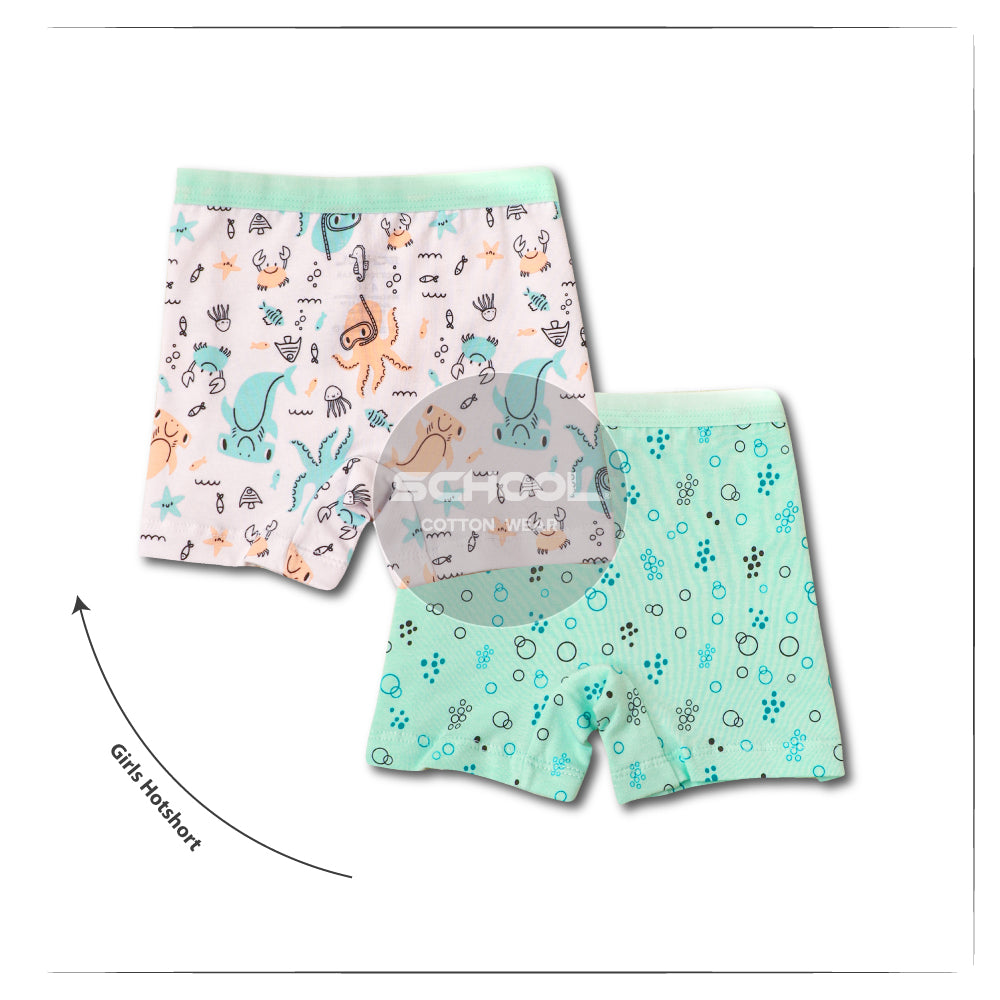 Kids Printed Hot Short - حزمة من 2 Group 10