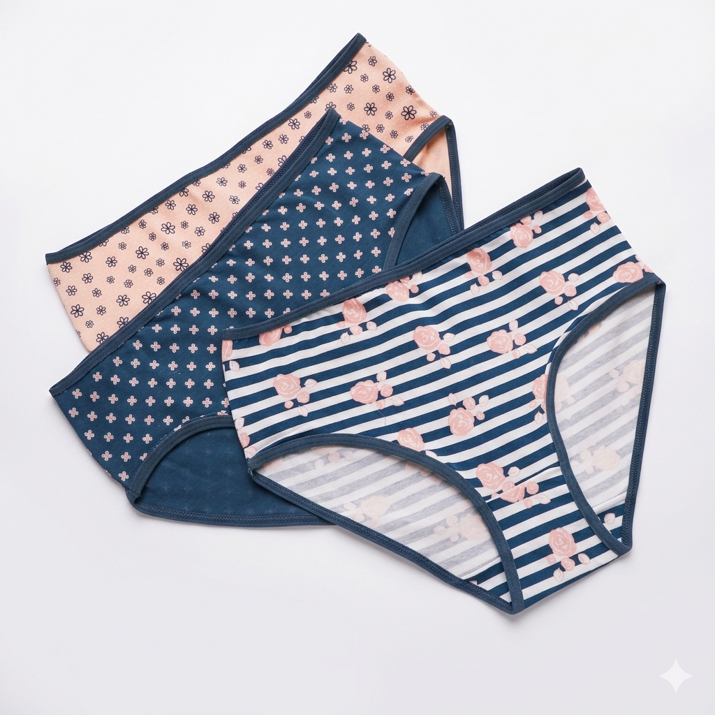 Printed Midi - Pack of 3 - Group 142