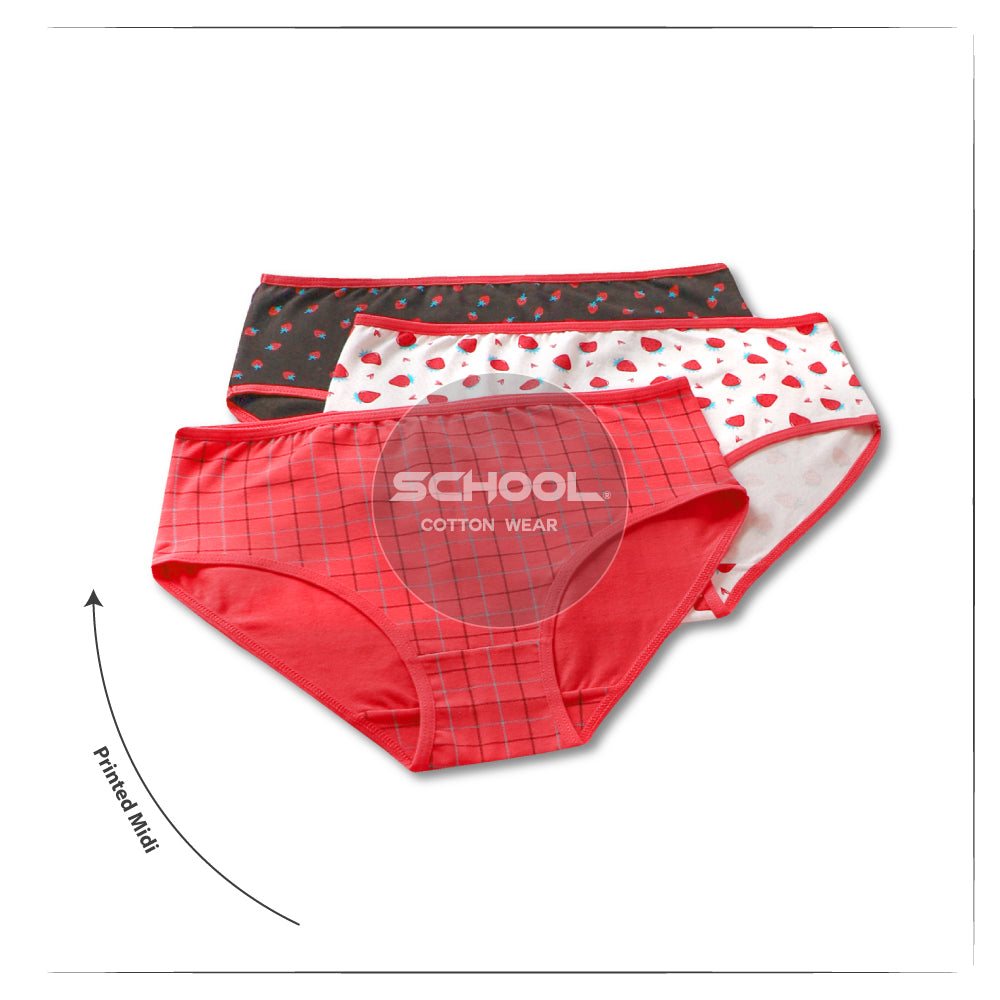 Printed Midi - Pack of 3 - Group 129