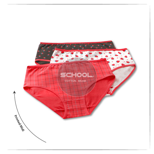 Printed Midi - Pack of 3 - Group 129