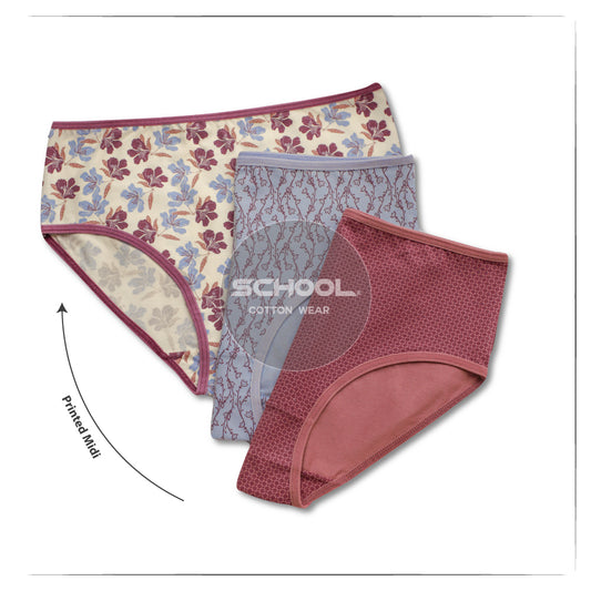 Printed Midi - Pack of 3 - Group 121