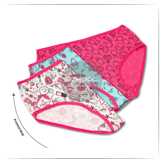 Printed Midi - Pack of 3 - Group 123