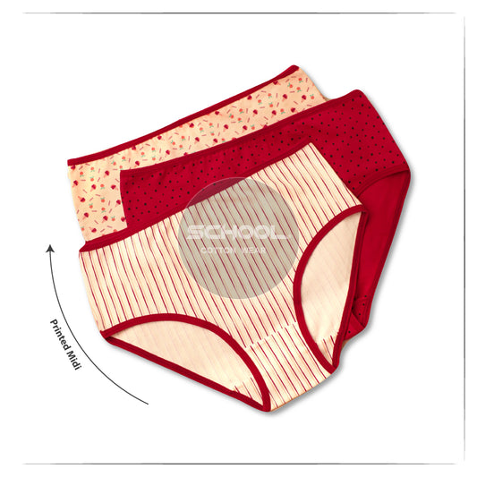 Printed Midi - Pack of 3 - Group 127