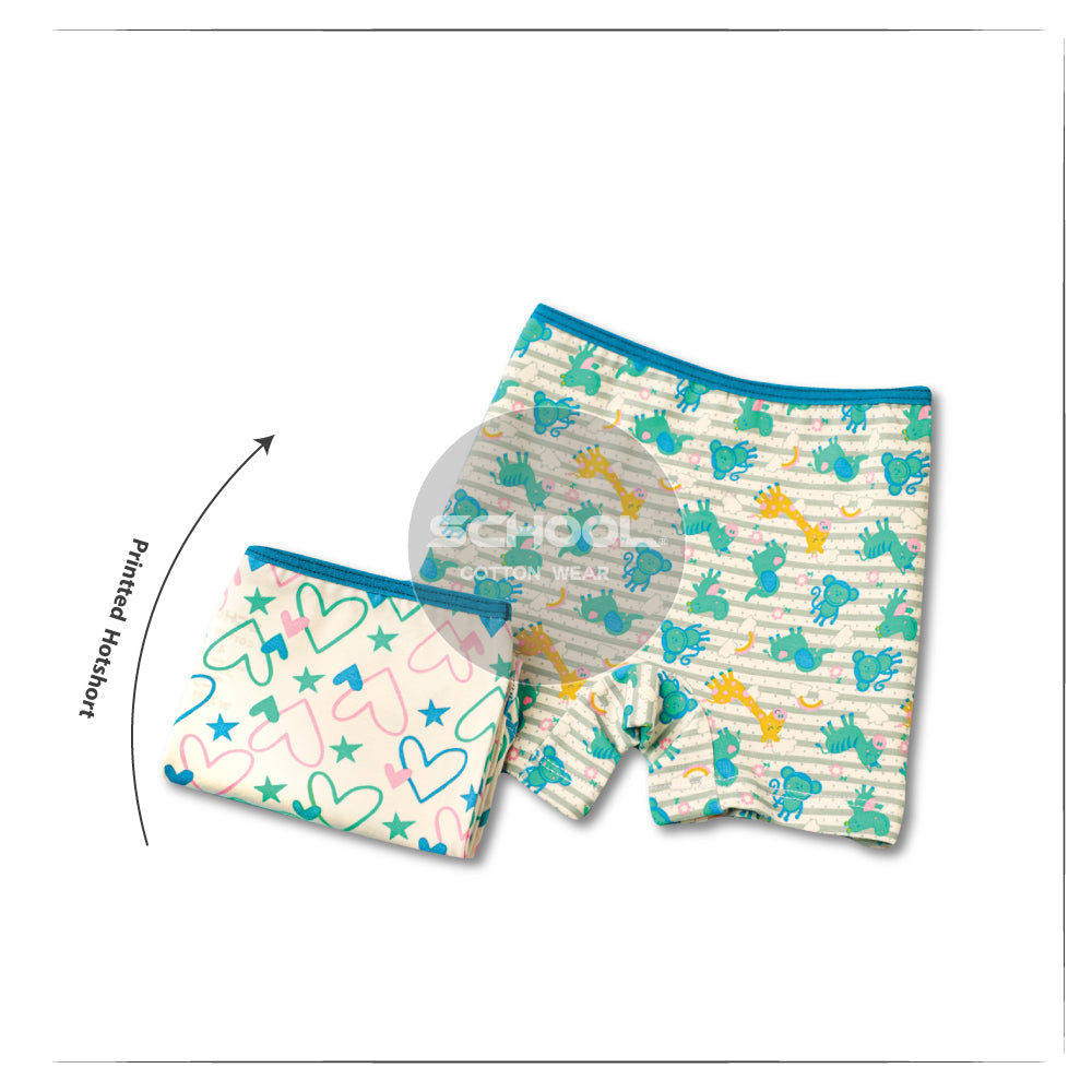 Kids Printed Hot Short - Pack of 2 Group 11