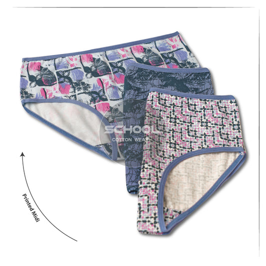 Printed Midi - Pack of 3 - Group 124
