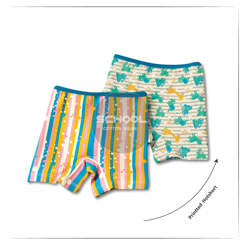 Kids Printed Hot Short - Pack of 2 Group 11