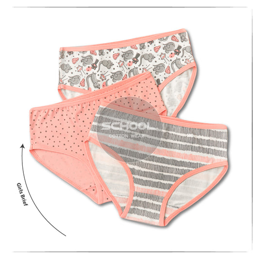 Kids Printed Brief - Pack of 3 - Group 30